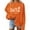Orange, variant on Alkepwun Halloween Sweatshirts for Women Oversized 1692 They Missed One Graphic Shirt Fleece Sweatshirt Halloween Witch Shirt Holiday Pullover Tops