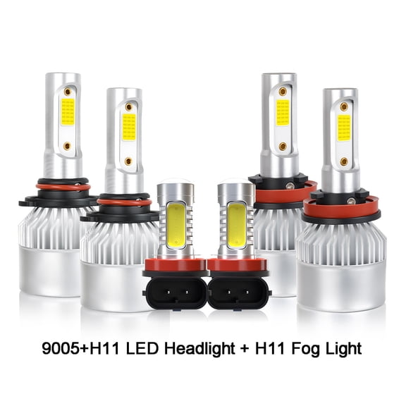 FZPJJNB For Honda CR-V CRV 2015-2020 - 9005 H11 LED Headlight High Low Beam White Bulbs H11 Fog Light Kit