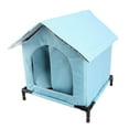 thumbnail image 2 of Maison pour Chat Extérieure, Abri Isolé Imperméable et Résistant pour Chat Sauvage en Hiver, Maison Surélevée pour Chat Sauvage, Abri pour Chats Errants Intérieur Extérieur, Chiens, 2 of 7