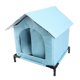 thumbnail image 2 of Refugio Aislado Para Gatos, Casa Para Gatos Al Aire Libre Resistente A La Intemperie Con Techo Impermeable, Estilo Tienda De Campaña Cerrada, Protección Para Gatos Callejeros, 2 of 7