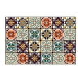 thumbnail image 1 of Almohadilla de drenaje de estadía de secado para platos para mostrador de cocina, versátil fácil de limpiar, sin deslizamiento para el mostrador de Azul y marrón, 1 of 8