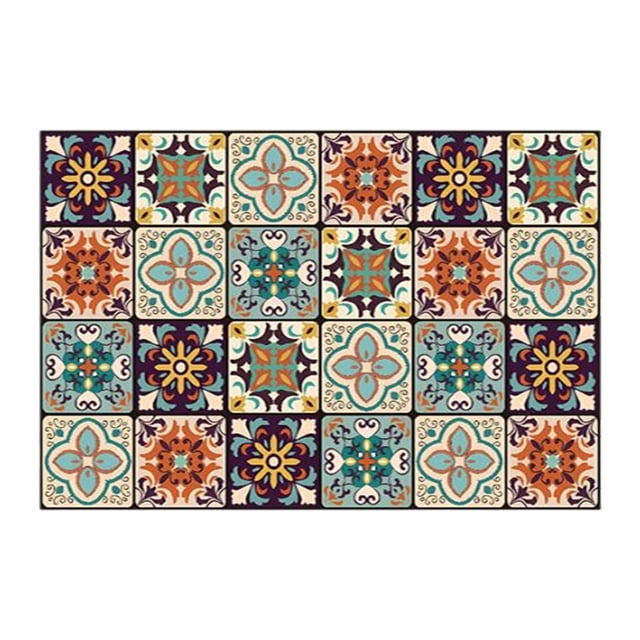 Almohadilla de drenaje de estadía de secado para platos para mostrador de cocina, versátil fácil de limpiar, sin deslizamiento para el mostrador de Azul y marrón