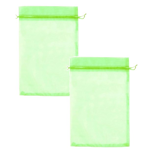 2PC Kids Snack Boxes For School Fruit Bags 2024 Upgraded Garden Netting Bags With Drawstring 100 Pcs Fruit Netting Bags Reusable Netting Barrier Bags For Protecting Fruits And Vegetables Green