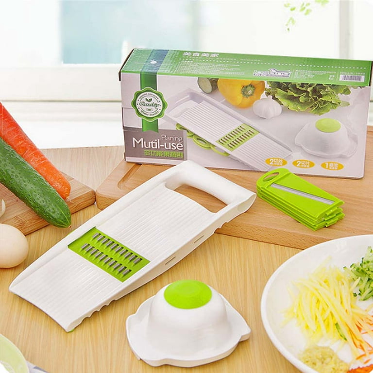 1~10PCS Mandoline Slicer Stainless Steel Vegetable Slicer With 3 Blades  Julienne Slicer Cutter For Potato Carrot Kitchen Gadgets - AliExpress
