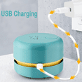 thumbnail image 4 of Desktop Vacuum Cleaner Mini USB Charge Adjustable Strong Suction Power Recharging Computer Keyboard Cleaning Table Dust Sweeper Counter ,Green, 4 of 7