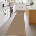 thumbnail image 3 of Glattice Hallway Runner 2x10 Washable Runners for Hallways Cotton Rubber Backed Kitchen Runner Braided Indoor Floor Carpet Runners for Entryway/Hallway/Kitchen/Bedroom, Orange/Tan/Brown, 3 of 8