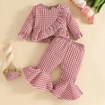 thumbnail image 2 of Hessimy Toddler Baby Girl Clothes Fall Winter Long Sleeve Sweatshirts Pants 2 Piece Cute Outfits Leggings Set (Pink,12-18 Months), 2 of 4