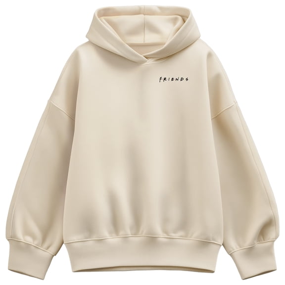 Friends - The One With Frame - Women's Oversized Fleece Hoodie Sweatshirt