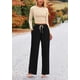 thumbnail image 3 of Conjunto de Dos Piezas para Mujer PRETTYGARDEN Top Corto y Pantalones Anchos Talla S, 3 of 8