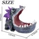thumbnail image 2 of Bandeja para caramelos con forma de dinosaurio: escultura de resina para el hogar, plato decorativo y organizador novedoso., 2 of 3