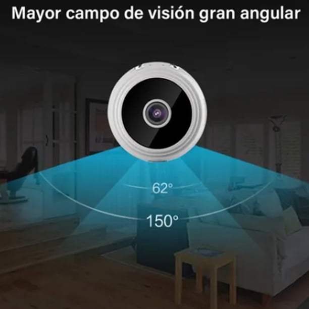 Mini cámara inalámbrica,Mini cámara visión nocturna Mini cámara de seguridad HD 1080P para exteriores