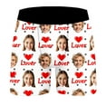 thumbnail image 5 of KHONTS Men's Personalized Boxers Husband Boyfriend Funny Boxers DIY Valentine's Day Birthday for Him White XL, 5 of 8