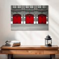 thumbnail image 2 of Elephant Stock Fire Department Pop Wall Art - Horizontal Canvas Wall Art - Living Room Wall Decor - Architecture Canvas - Black And White Decor - 24" x 16", 2 of 8
