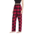 thumbnail image 7 of Women Flannel Plaid Pajama Pants Lounge Sleepwear - 2 Pack, 7 of 7