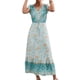 thumbnail image 1 of Vestido Con Estampado Floral Para Mujer, Vestido Con Estampado Floral Botón Largo En La Parte Delantera Cómodo Para Uso Diario ANGGREK FH1711, 1 of 6