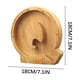 thumbnail image 5 of Lata de ahorro de madera con letras en inglés y cristal transparente., 5 of 6