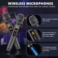 thumbnail image 4 of Altavoz Bluetooth portátil Karaoke Machine HWWR de 80 W, 4 of 9