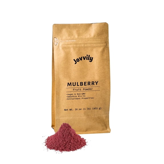 Jovvily Mulberry Fruit Powder - 1lb - Drinks - Smoothies - Shakes - Baked Goods - Mix in