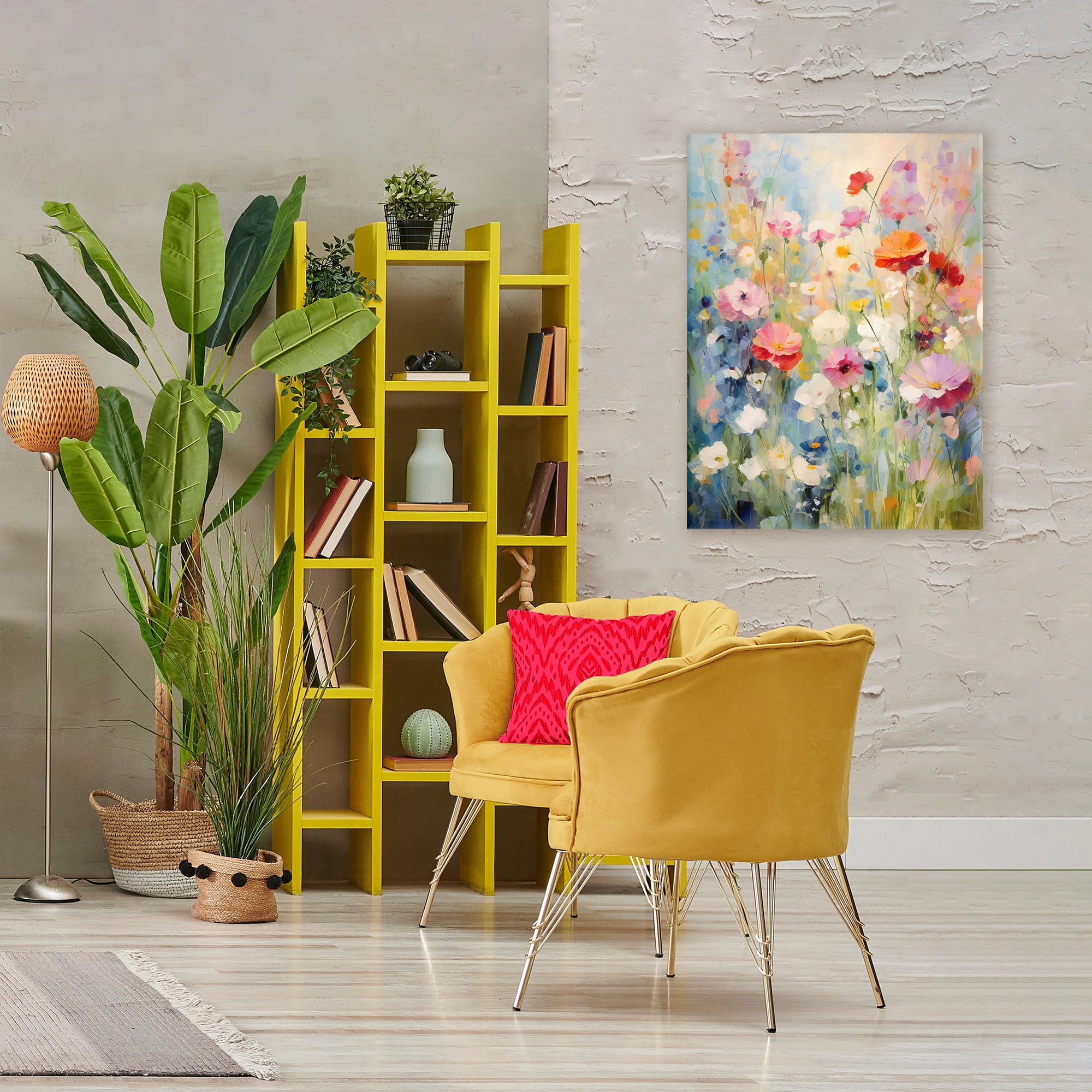 Stupell Industries Wildflower Breeze Impression Canvas Wall Art, design by Creative Studio