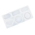 thumbnail image 3 of de silicona pa joyería de 6 cavidades con orificio pa colg pa eboración de cil polimérica, de fundición de resina, pendie Gloria Moldes para hacer joyas, 3 of 9