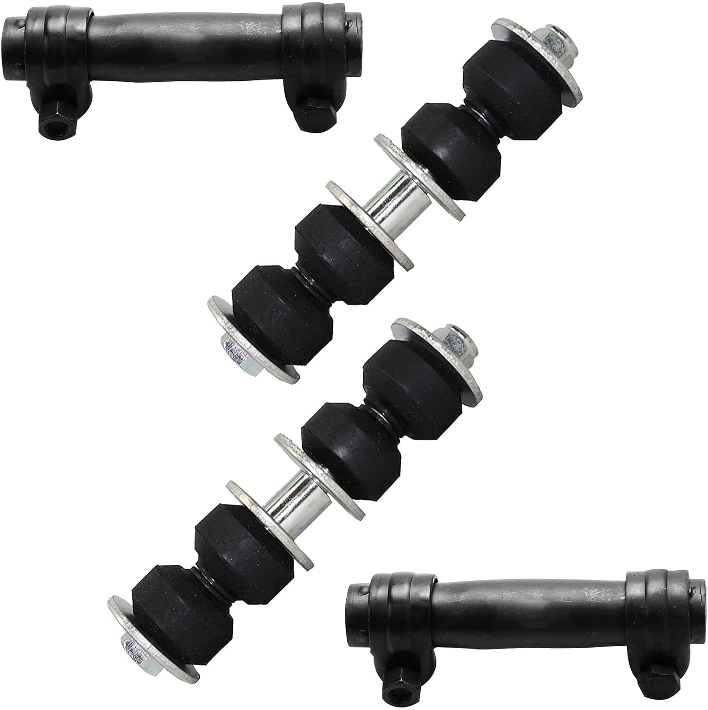 Detroit Axle - 4WD Front End Kit for Chevy Blazer S10 GMC Sonoma Jimmy Isuzu Hombre 2 Upper Control Arms w/Ball Joints 2 Lower Ball Joints 2 Outer Tie Rods 2 Sway Bars Replacement