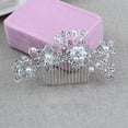 thumbnail image 5 of Rain&Star Bridal Hair Clip Silver Bridal Hair Clips Hair Accessories Pearl Wedding Fancy Hair Clips Metal Hair Snap Clips Rainbow Hair Comb Clips Small Mega Clip Ponytail Hair Clip for Women, 5 of 7