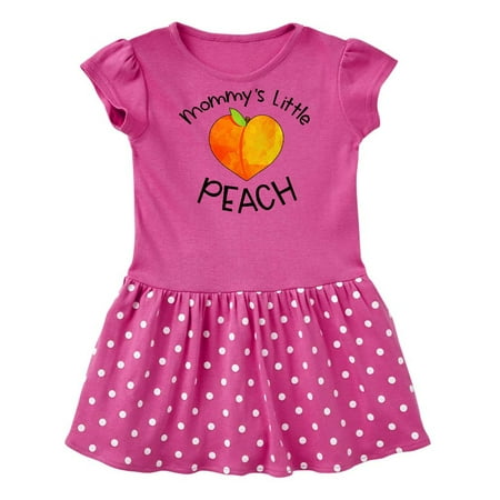 

Inktastic Mommy s Little Peach Cute Peach Heart Gift Baby Girl Dress