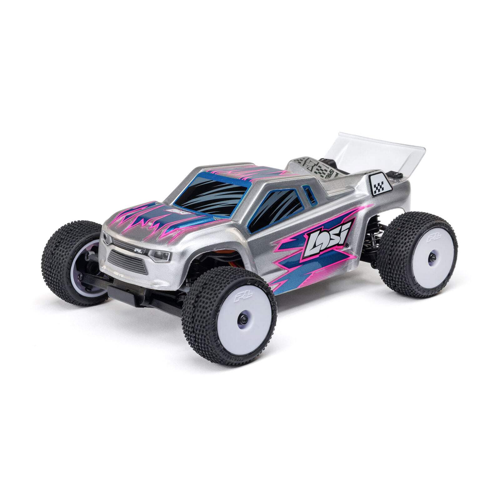 Losi Micro-T 1/28 2 Wheel Drive Silver RTR LOS-1392T2