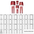 thumbnail image 2 of Vestido Rojo Para Padres E Hijos Conjunto de pijama familiar de 2 piezas Conjunto informal de manga larga con estampado de alce y pantalones Traje diario Kuymtek Bebe Rojo 6M para Niño, 2 of 7
