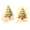 B, variant on HOARBOEG Boxed Christmas Cards Set 20 Folded Gold Foil Bells Trees Gingerbread Men Holiday Greeting Assortment for Family Friends