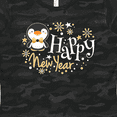 thumbnail image 4 of Inktastic Happy New Year with Cute Penguin Women's T-Shirt, 4 of 5