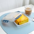 thumbnail image 6 of Sandwich Containers – BPA Free Sandwich Box with Airtight Lid, Durable & Reusable Food Storage for Lunch Boxes, Microwave & Dishwasher Safe, 6 of 9
