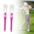 thumbnail image 2 of SPRING PARK 2Pcs Double-layer Low Resistance Golf Tees, Golfing Tees Multiple Colors, Tall Golf Tees Bulk Reduce Side Spin and Friction, 2 of 7