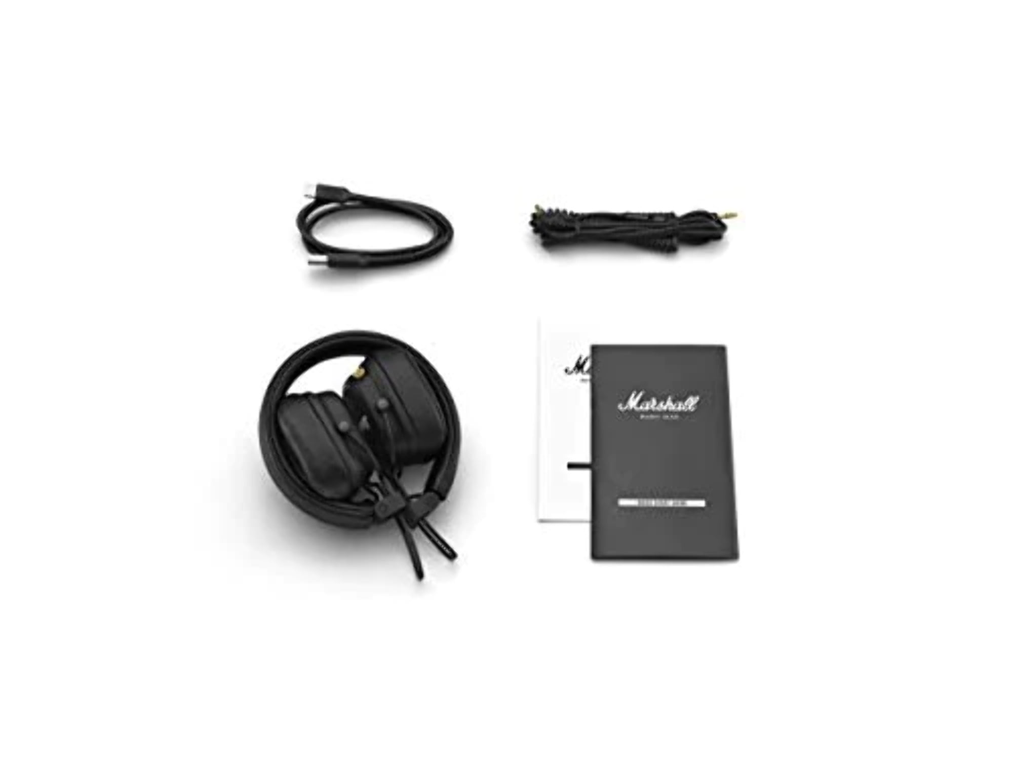 Marshall Major IV On-Ear Bluetooth Headphone Black Pristine Condition