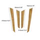 thumbnail image 2 of 4PCS Interior Door Panel Cover Trim Yellow Wood Grain for C-Class W204 2007-2013, 2 of 5
