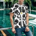 thumbnail image 6 of KLL Hand Drawn Tomatoes for Men's Baseball Shirts,Short Sleeve Casual Shirts Button Down Shirt for Men Beach Summer Wedding Shirt-3X-Large, 6 of 7