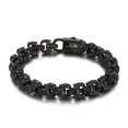 thumbnail image 1 of Pulsera de calavera de acero de titanio retro de moda para hombre, pulsera de fantasma de acero inoxidable con personalidad de tendencia, joyería, 1 of 6