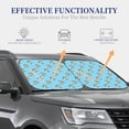 thumbnail image 2 of Lsque Sea Turtle 2 PCS Windshield Sun Shade | CarFoldable Window Covers | Car Accessories Reflect UV for Universal Cars SUV Truck | Medium, 2 of 7