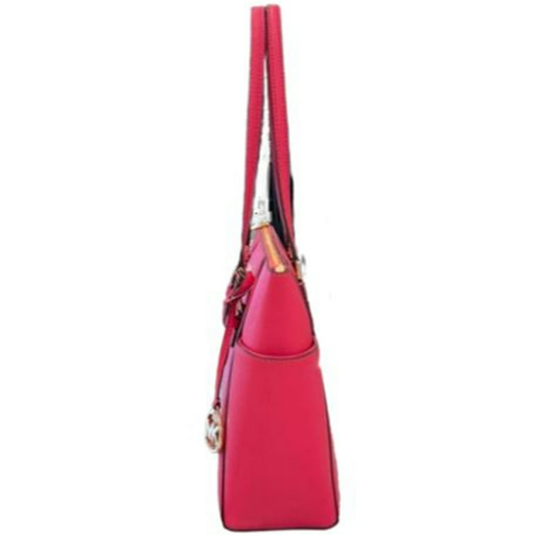 Michael Kors Womens Charlotte Large Top Zip Tote (Electric