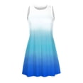 thumbnail image 4 of Womens Dresses Summer Sleeveless Beach Loose Tank With Pockets Tank Sun Casual Dress Light Blue M, 4 of 4