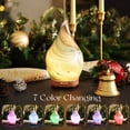 thumbnail image 3 of Porseme 150ml Deep Desert Essential Oil Diffuser Glass Color Changing Aroma Air Diffusers Aromatherapy Ultrasonic Cool Mist Humidifier 4 Running Hours Waterless Auto-Off for Sleeping, Yoga, 3 of 7