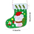 thumbnail image 2 of Christmas Decorations Set – Santa Stockings with Embroidery, Tree Ornaments & Large Gift Bags for Holiday Parties, 2 of 5