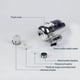thumbnail image 2 of Faucet Water Filter Tap Water Purifier Kitchen Faucet Water Purifier--, 2 of 5