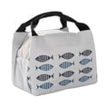 thumbnail image 6 of kladzum Cloth Lunch Bag Outdoor Picnic Bag Portable Lunch Bag Bento Bag Large Heat Preservation Bag Ice Bag, Lunch Bag, 6 of 7
