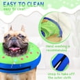 thumbnail image 5 of Miaocao Supet Inflatable Dog Cone Collar Alternative After Surgery, Doggie Neck Donut Collar Recovery ECollar for Post Surgery, Soft Dog Cone for Small Medium Puppies Cats, 5 of 6