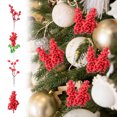 thumbnail image 1 of Ganfancp Decoraciones de Navidad Simulación Ramas Simulación Pinos Agujas Bayas Traje para Decoración de Escritorio Liquidación 1X Arreglo Floral Navideño, 1 of 6
