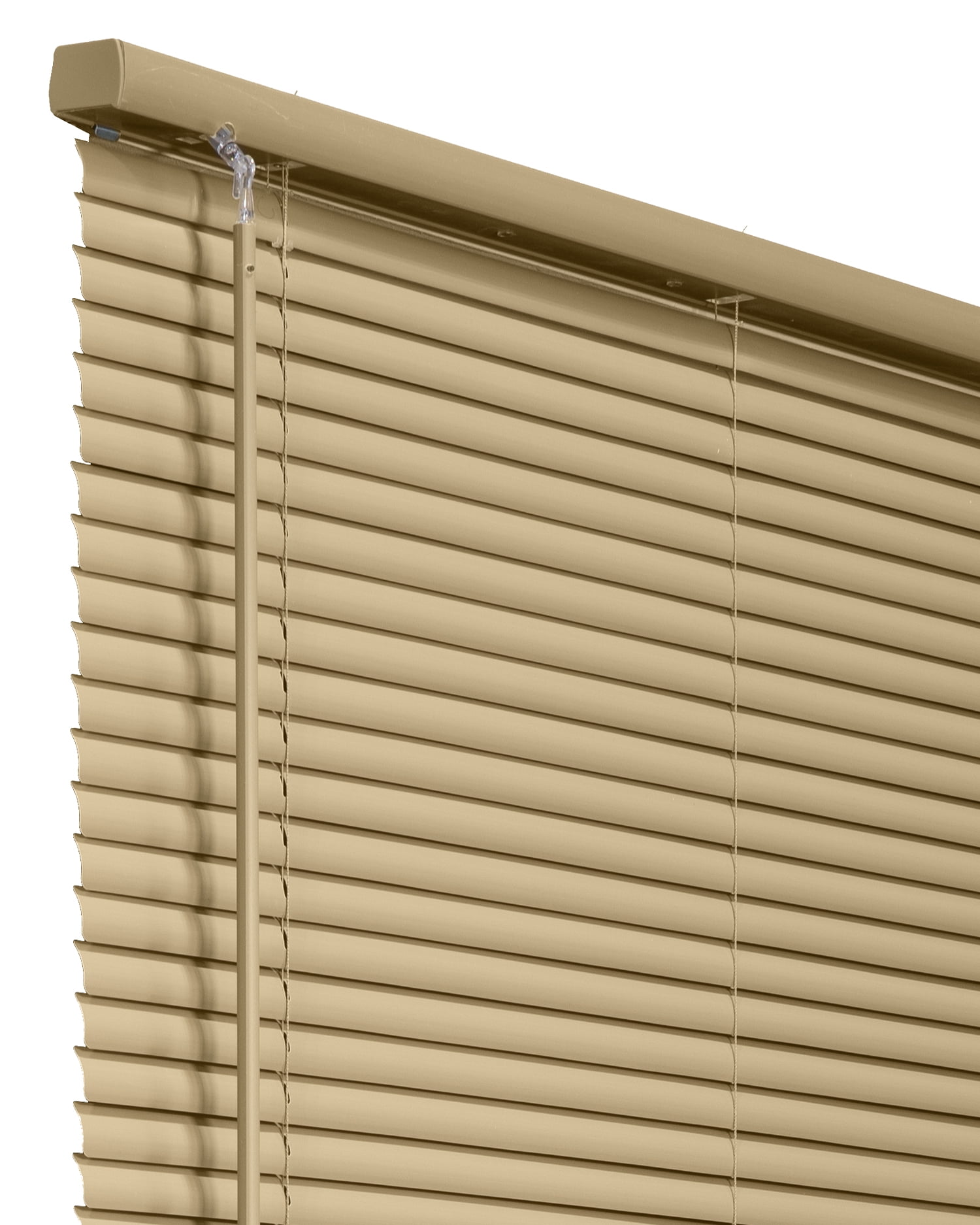 CHICOLOGY Cordless 1" Vinyl Mini Blinds Gloss Cappuccino (Room