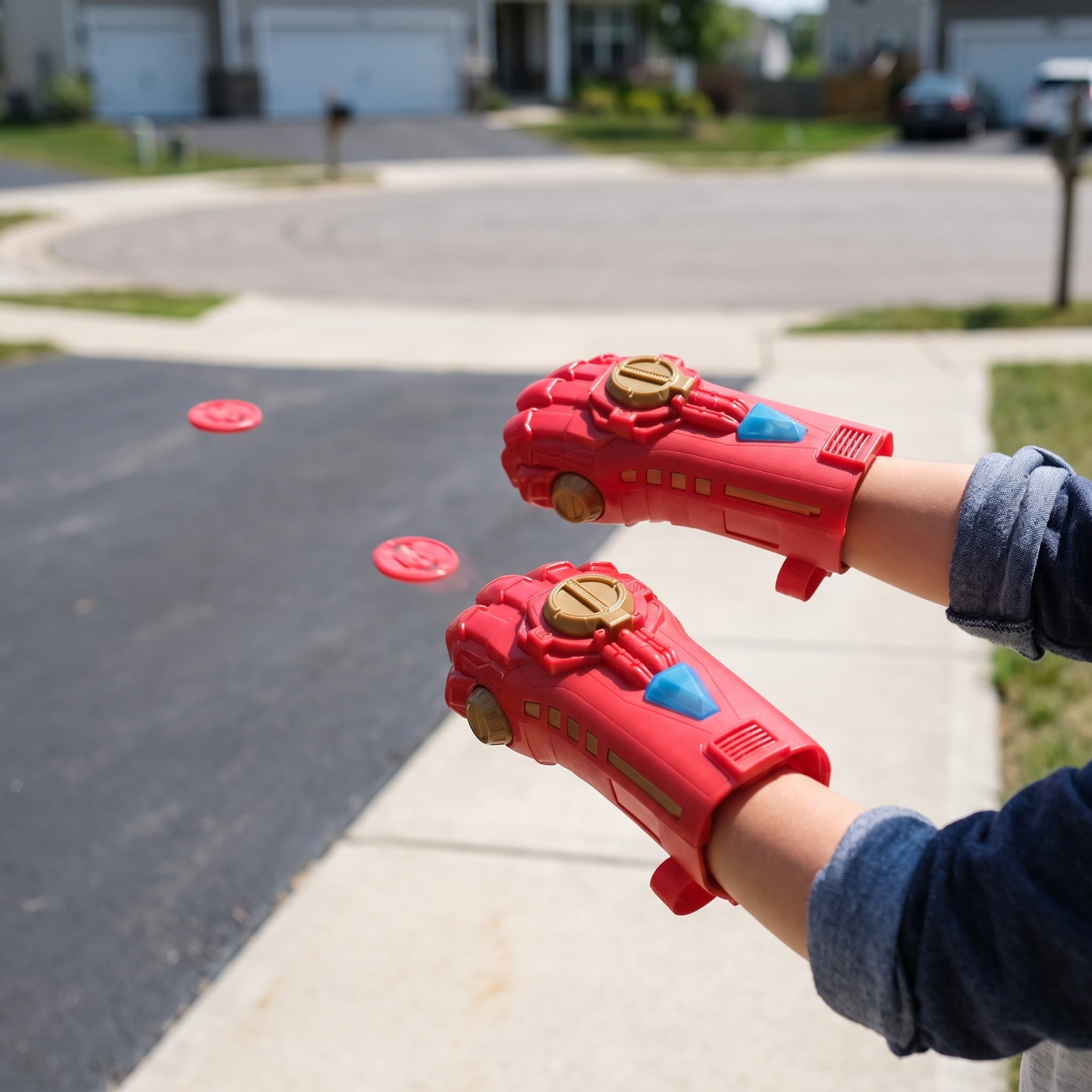 Adventure Force Gauntlet Disc Launchers, 18 Pieces