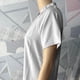 thumbnail image 4 of Camisas de mujer Cuello en V Manga corta Algodón Tops Camiseta Camisetas básicas, 4 of 7