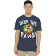 thumbnail image 3 of Paw Patrol  Adult Deck The Paws Christmas T-Shirt, 3 of 5